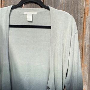 CHARLOTTE RUSSE black to grey ombré sweater